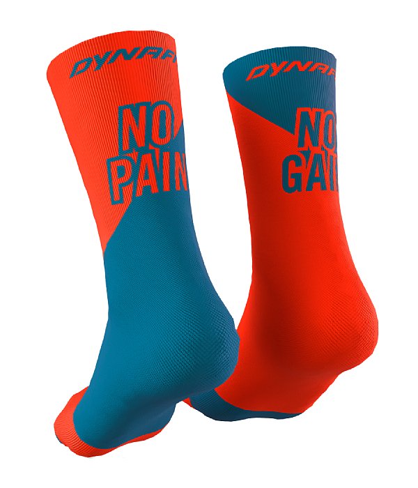 Dynafit ponožky NO PAIN NO GAIN, oranžová, 35-38